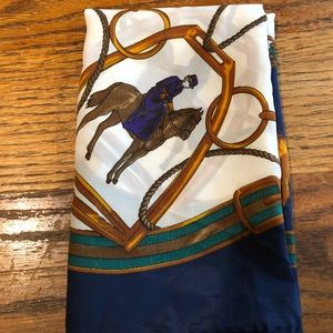 Silk Horse Theme Scarf